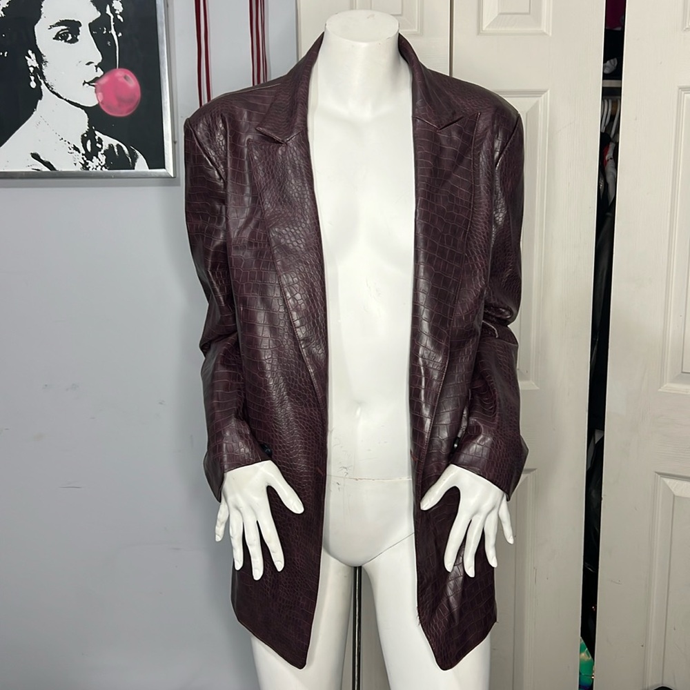Snake Skin Blazer